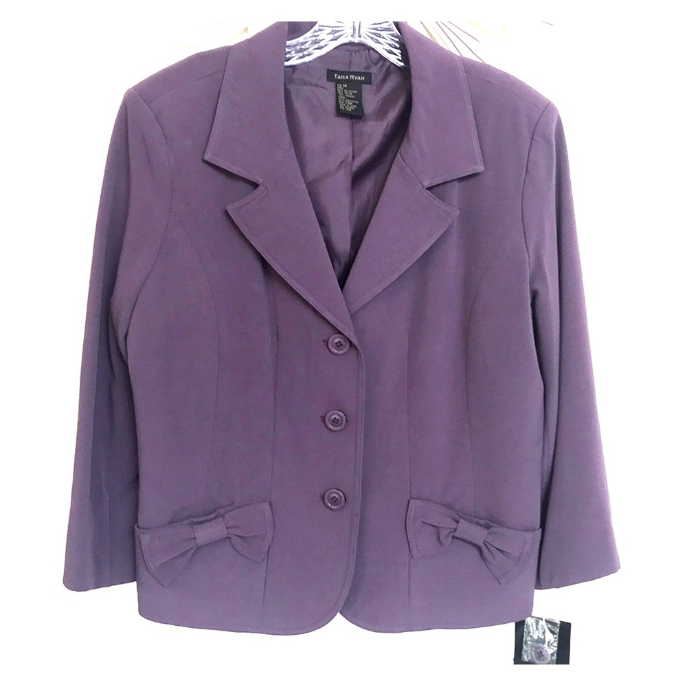 Tara Ryan Purple 3/4 Casual Jacket 14